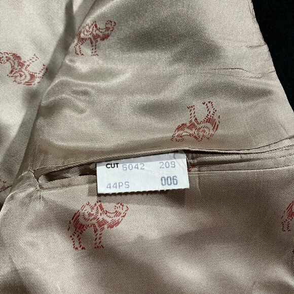 JOS. A. Bank • Black Camel Hair Suit Coat (Men's Sz 44PS) EUC Jacket - Picture 4 of 7